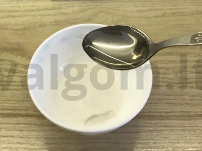 Silpnai sūdyta upėtakis Žingsnis 1