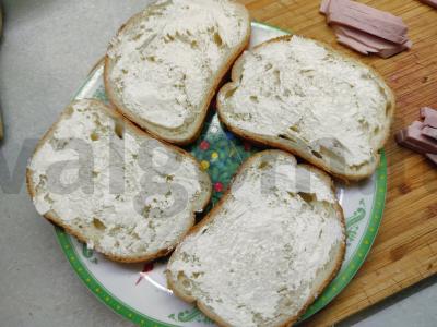 Juostelės sumuštiniai pusryčiams Žingsnis 3