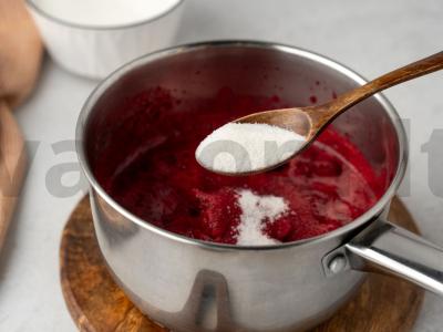 Šaldytų vyšnių džemas Žingsnis 2