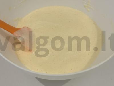 Pyragas-mannikas su grietine „Zebra“ Žingsnis 5