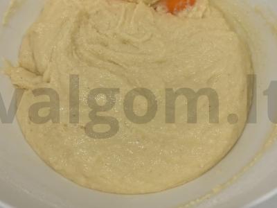 Pyragas-mannikas su grietine „Zebra“ Žingsnis 7