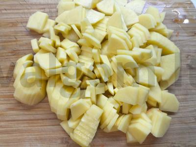 Sriuba su makaronais ir kalakutiena Žingsnis 2