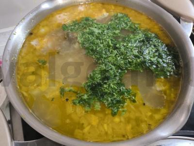 Sriuba su makaronais ir kalakutiena Žingsnis 8