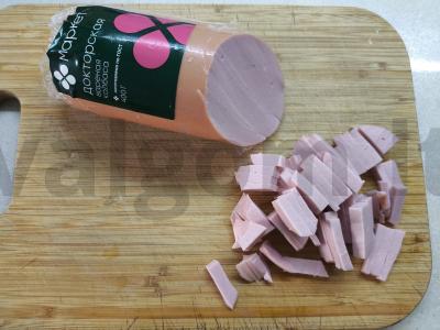 Tortilija su dešra ir kiaušiniu pusryčiams Žingsnis 2