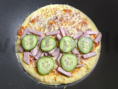 Tortilija su dešra ir kiaušiniu pusryčiams Žingsnis 6