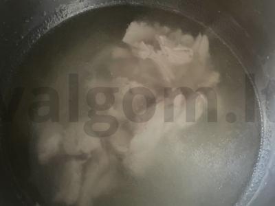 Vištienos sriuba „Risinė“ Žingsnis 3