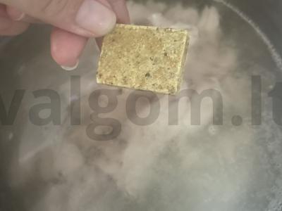 Vištienos sriuba „Risinė“ Žingsnis 4