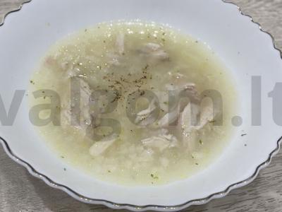 Vištienos sriuba „Risinė“ pagrindine nuotrauka