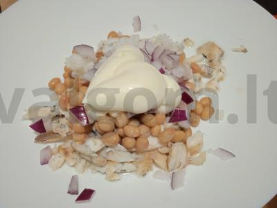 Salotos su putassu ir garstyčių padažu Žingsnis 6