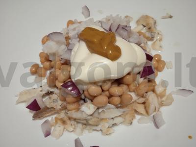 Salotos su putassu ir garstyčių padažu Žingsnis 7