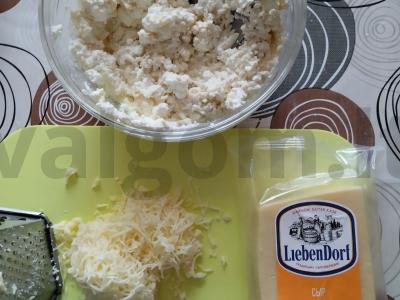 Patingėlių virtinukai su sūriu Žingsnis 3