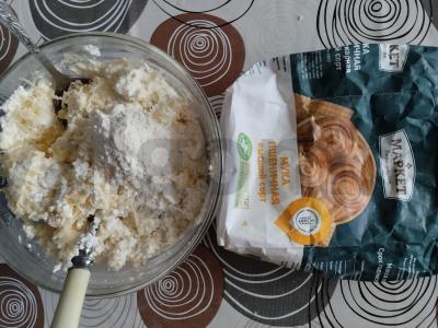 Patingėlių virtinukai su sūriu Žingsnis 4