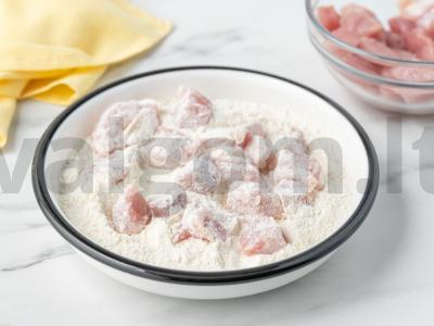 Troškinta pupelė su mėsa Žingsnis 2