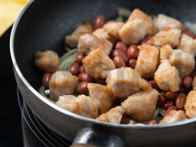 Troškinta pupelė su mėsa Žingsnis 5