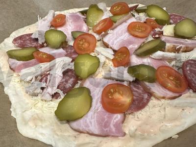 Pica ant greito tešlos Žingsnis 16