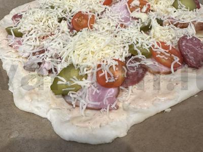 Pica ant greito tešlos Žingsnis 17