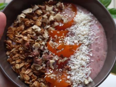 Lino smoothie dubuo pusryčiams Žingsnis 1