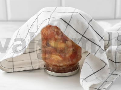 Pomidorų ir obuolių čatnis žiemai Žingsnis 6