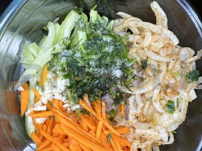 Žuvies salotas „He“ Žingsnis 6