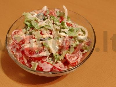 Viduržemio jūros salotos Žingsnis 6