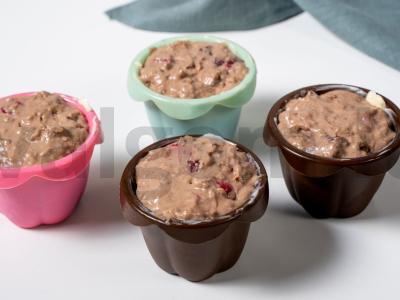 Vaisių ir šokolado keksiukai Žingsnis 6