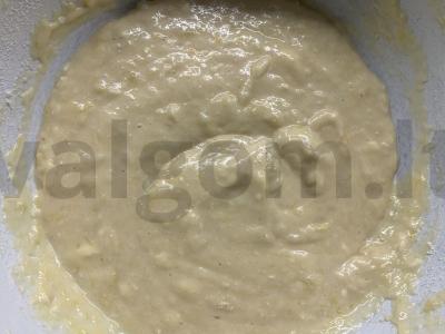 Moliūgų vafliai elektrinėje vaflinėje Žingsnis 4