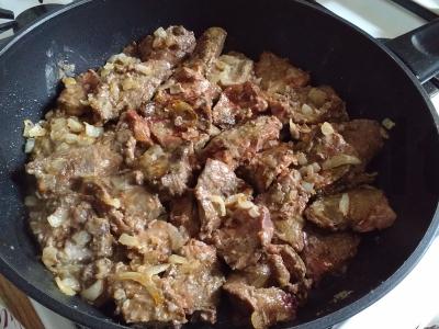 Kepta jautienos kepenėlė Žingsnis 5