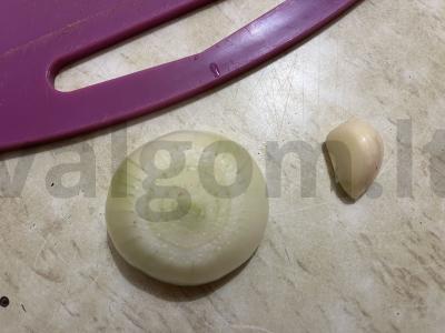 Kepintos grybai grietinėlės padaže Žingsnis 3