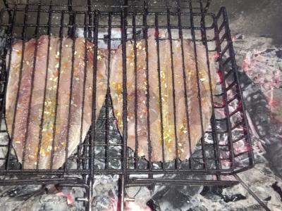 Skumbrė-babytė ant anglių Žingsnis 4