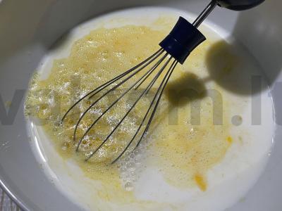 Blynai su varške ir cukraus pudra Žingsnis 2