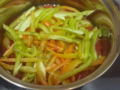 Lečo su mėsa Žingsnis 3