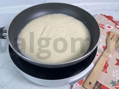 Grietinėlės padažas „Bešamelis“ Žingsnis 4