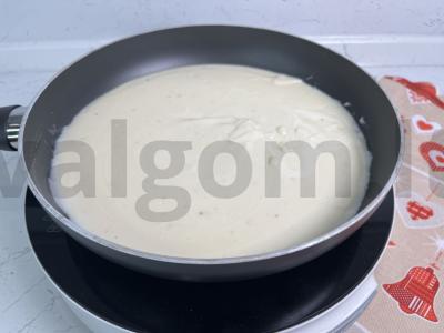 Grietinėlės padažas „Bešamelis“ Žingsnis 7