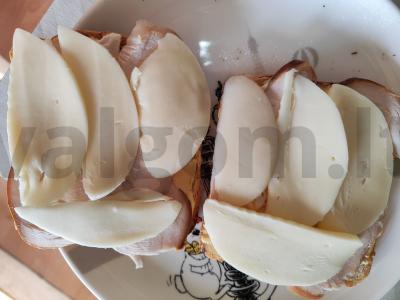 Tostai su vištiena ir kiaušiniu pusryčiams Žingsnis 5