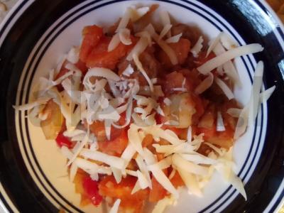 Bulvės pomidorų ir sojų padaže pagrindine nuotrauka