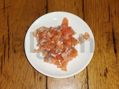 Salotas „Valtys“ su ožkos rikota Žingsnis 1