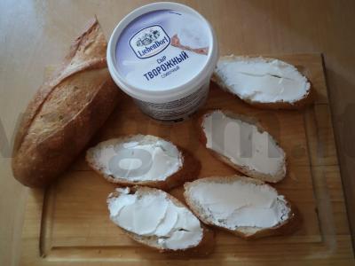 Kanapės su karamelizuotais nektarinais Žingsnis 4