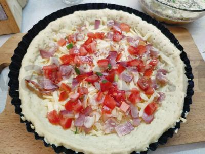 Kepinys su bekonu ir pomidoru Žingsnis 9