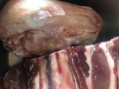 Sultinys iš mėsos ant kaulo ir jautienos šonkaulių Žingsnis 1