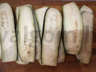 Baklažanai su sūrio kremu Žingsnis 1