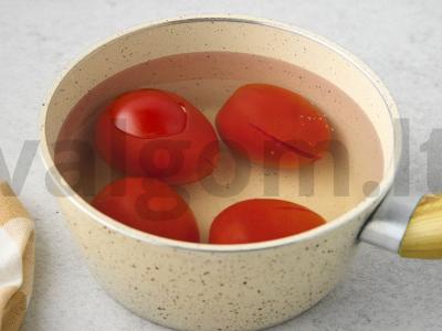 Toskaniškas salotas su ančiuviais ir kaparėliais Žingsnis 3