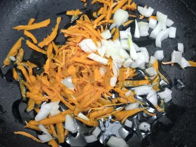 Cukinijos, įdarytos jautienos faršu Žingsnis 1