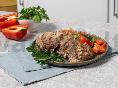 Sultinga šoninė orkaitėje pagrindine nuotrauka