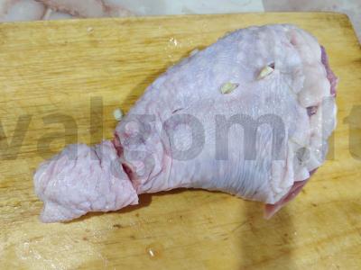 Kepta kalakutų blauzda maiše Žingsnis 2