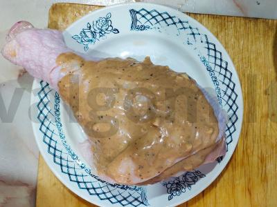 Kepta kalakutų blauzda maiše Žingsnis 3