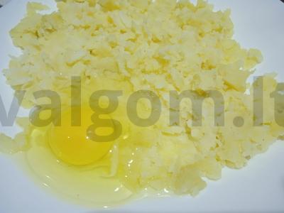 Bulvių drakonas su pievagrybiais Žingsnis 2