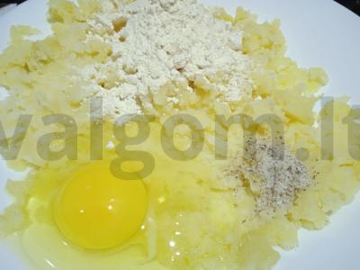 Bulvių drakonas su pievagrybiais Žingsnis 3