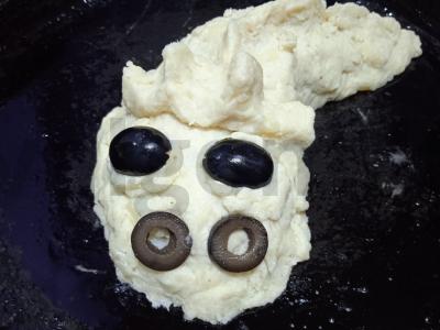 Bulvių drakonas su pievagrybiais Žingsnis 10