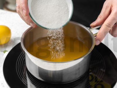 Grilio halumi su mandarinų salotomis ir apelsinų padažu Žingsnis 2