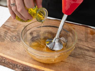 Grilio halumi su mandarinų salotomis ir apelsinų padažu Žingsnis 4